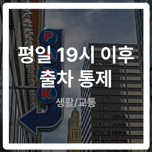 을지로 공영주차장 저녁 약속, 민간 주차장 비교가 필수인 이유